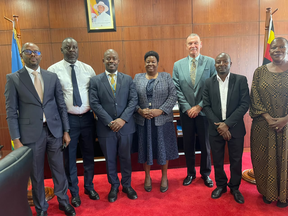 Hon. Joan in Picture after discussions with Hon. Cissy Mulondo